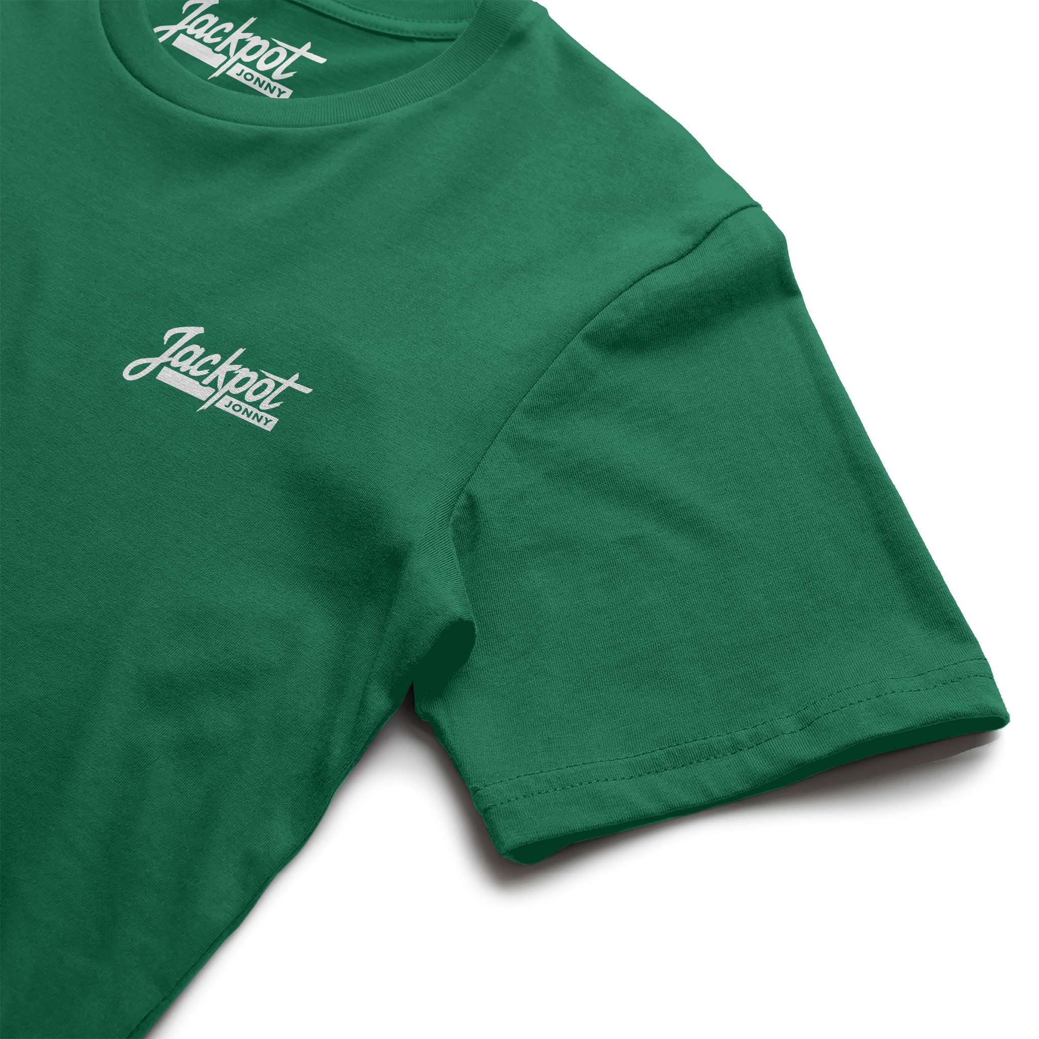jackpot jonny - tshirt - classic logo - evergreen