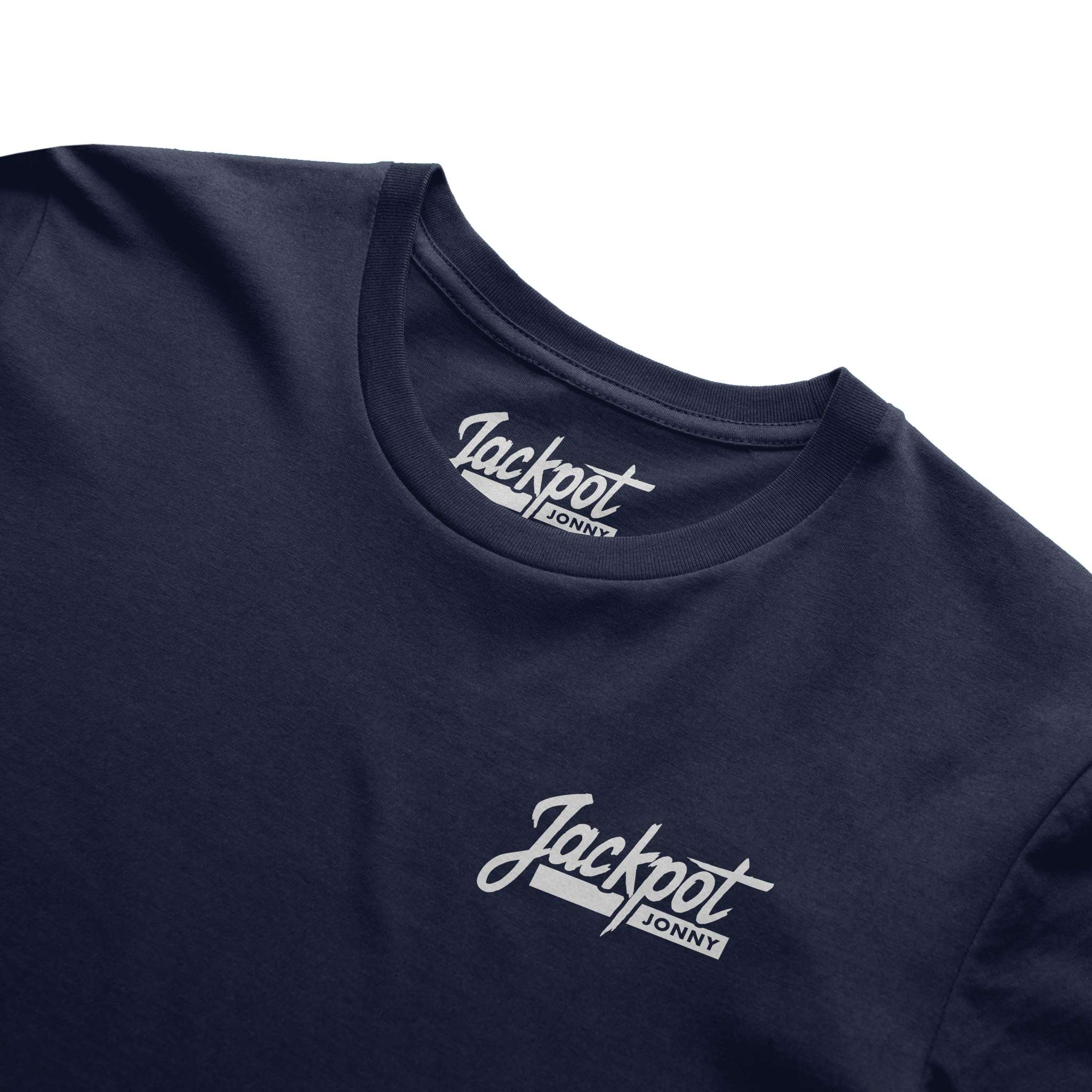 jackpot jonny - tshirt - classic logo - navy