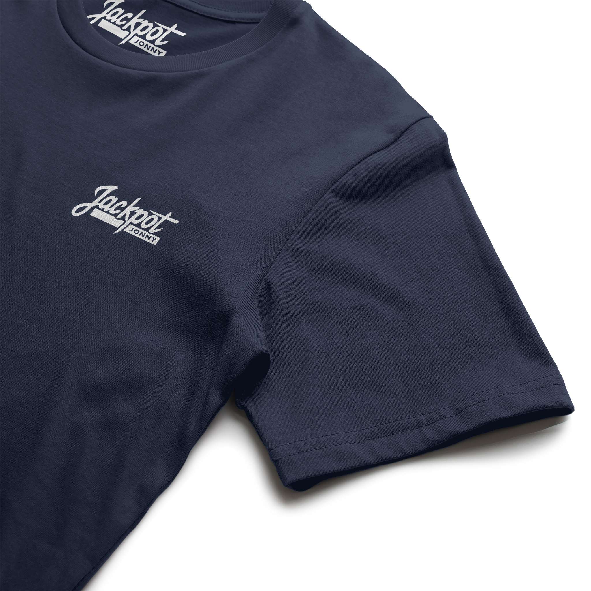 jackpot jonny - tshirt - classic logo - navy