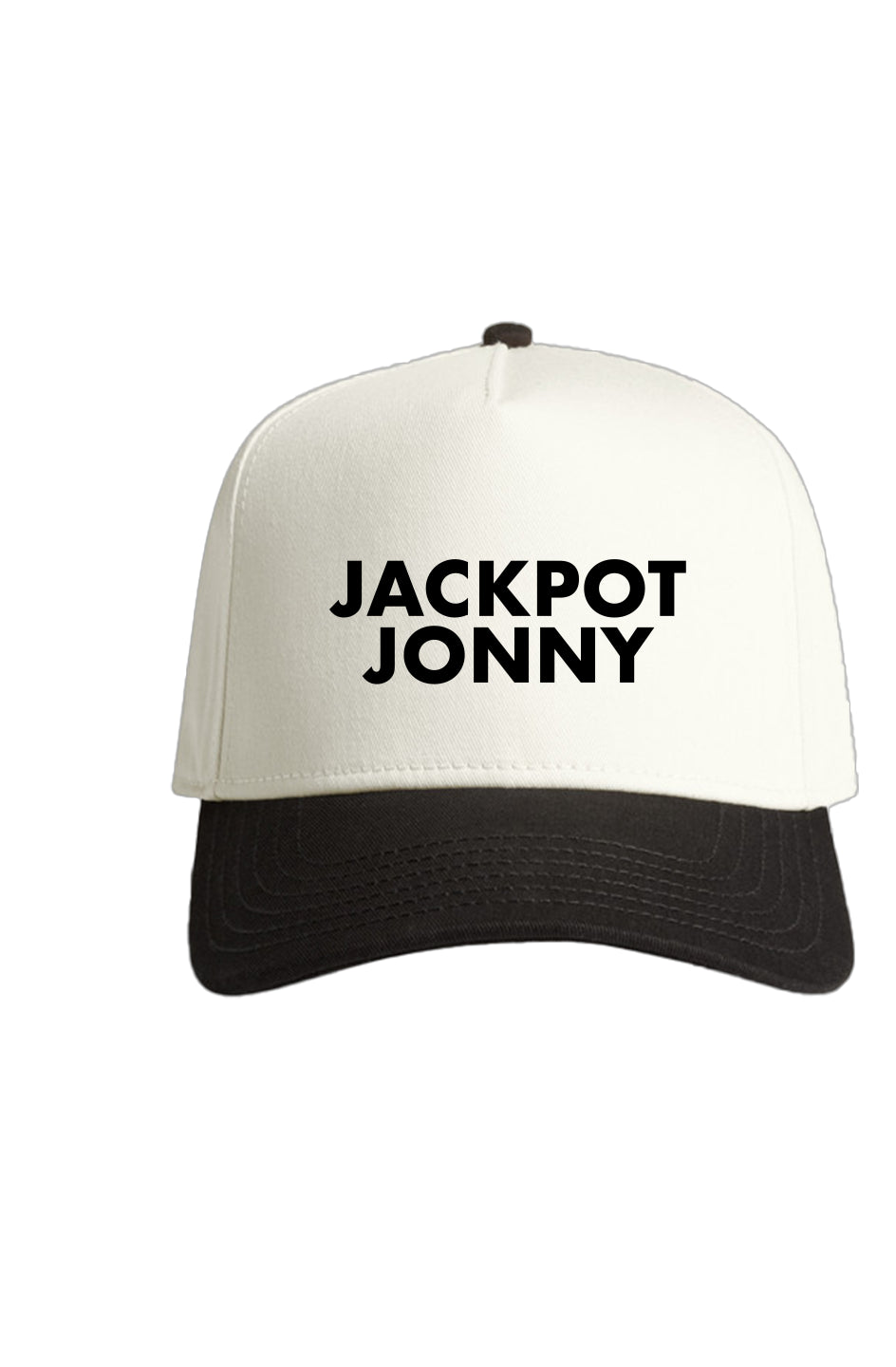 Jackpot Jonny - A Frame Two-Tone Hat - Stacked Log