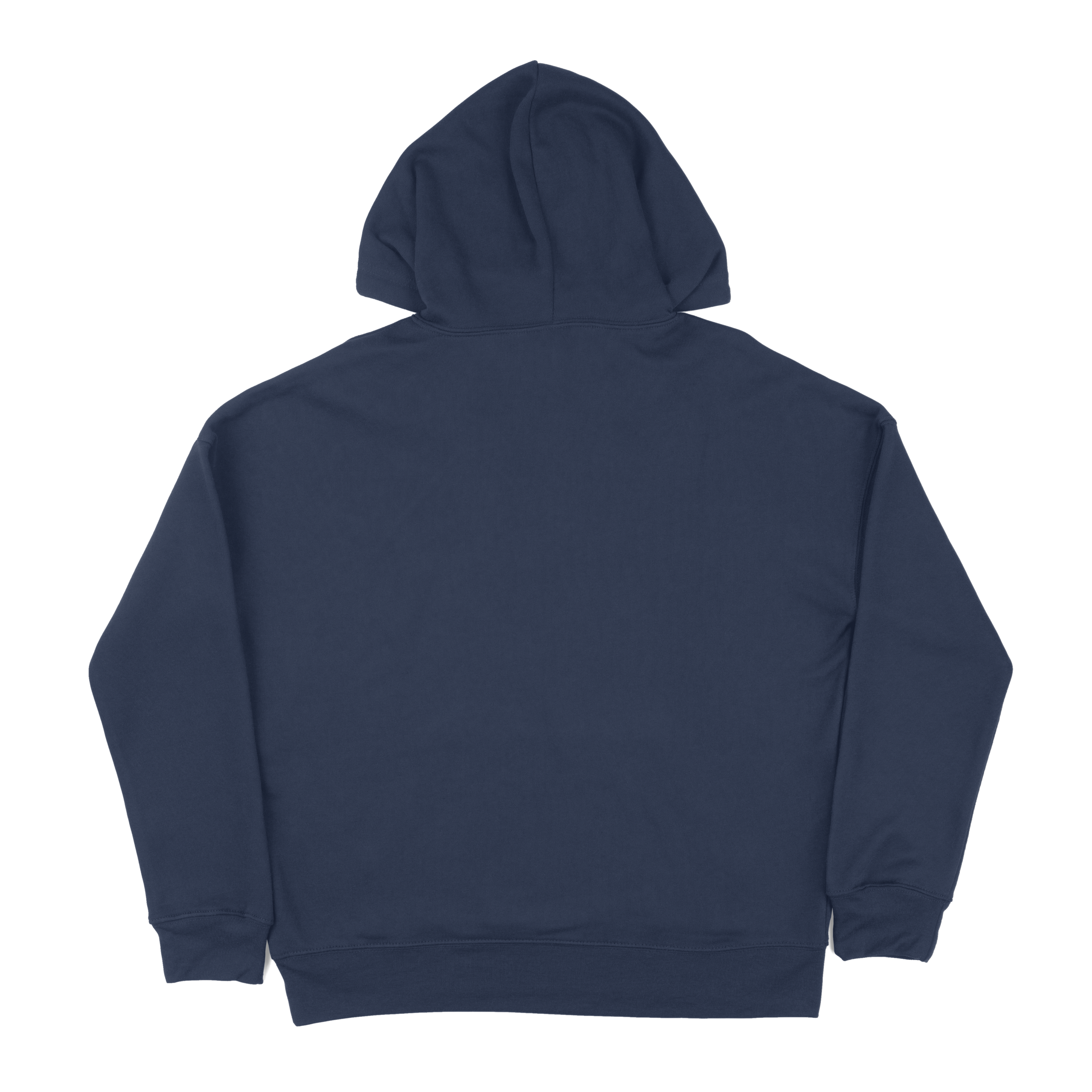 Jackpot Jonny - Embroidered Hoodie - Long Logo - Navy