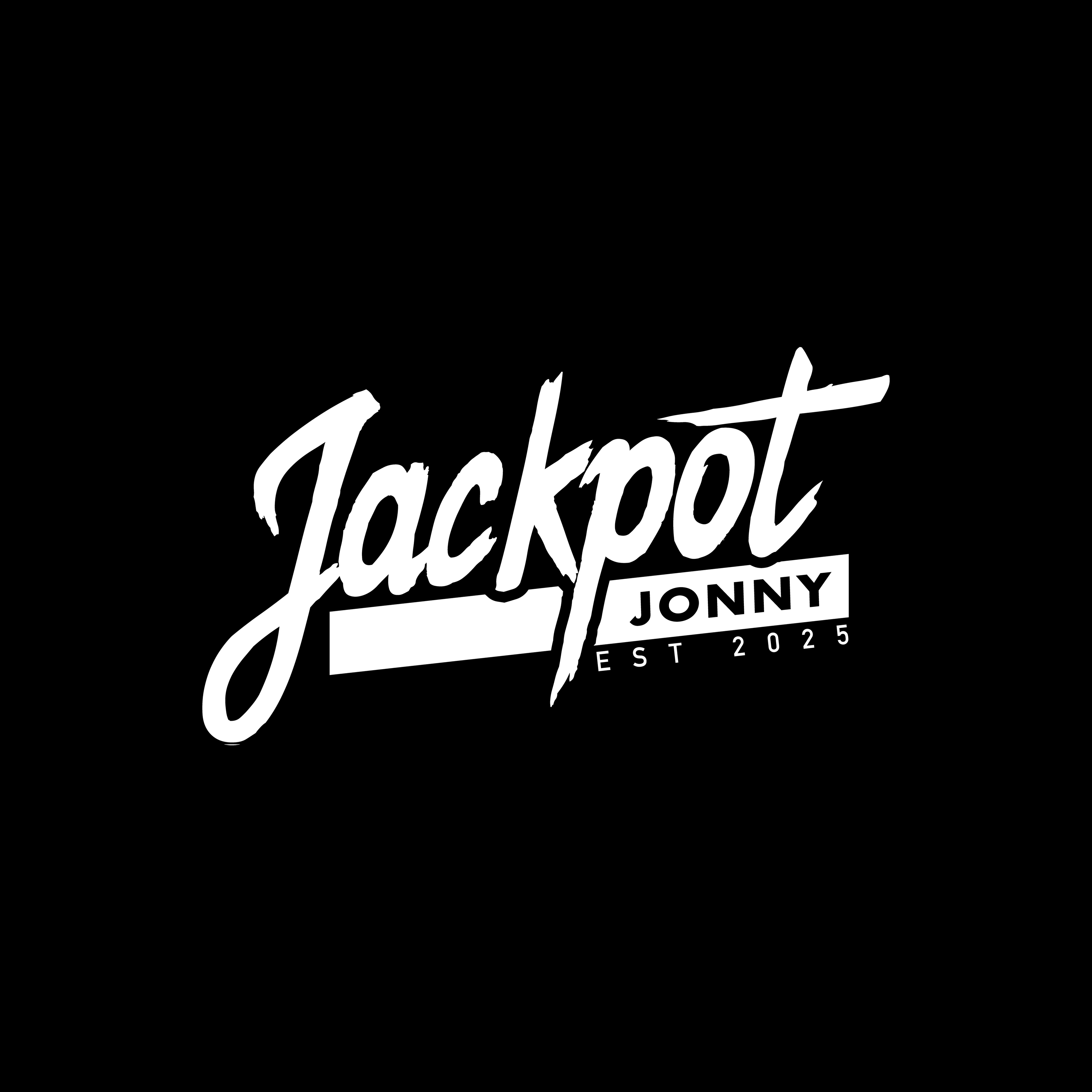 Jackpot Jonny - Hoodie - Classic Logo - Black