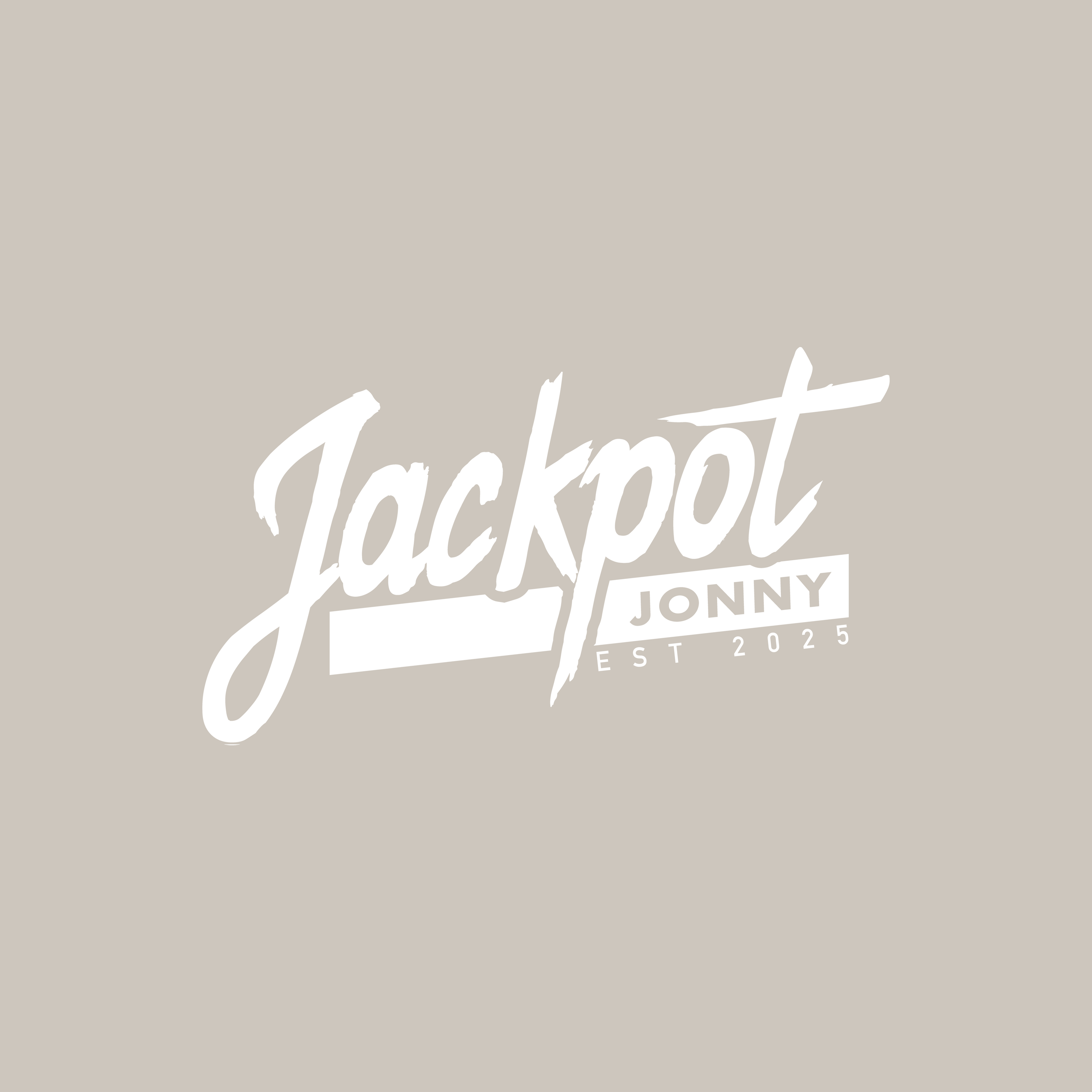 Jackpot Jonny - Hoodie - Classic Logo - Dust