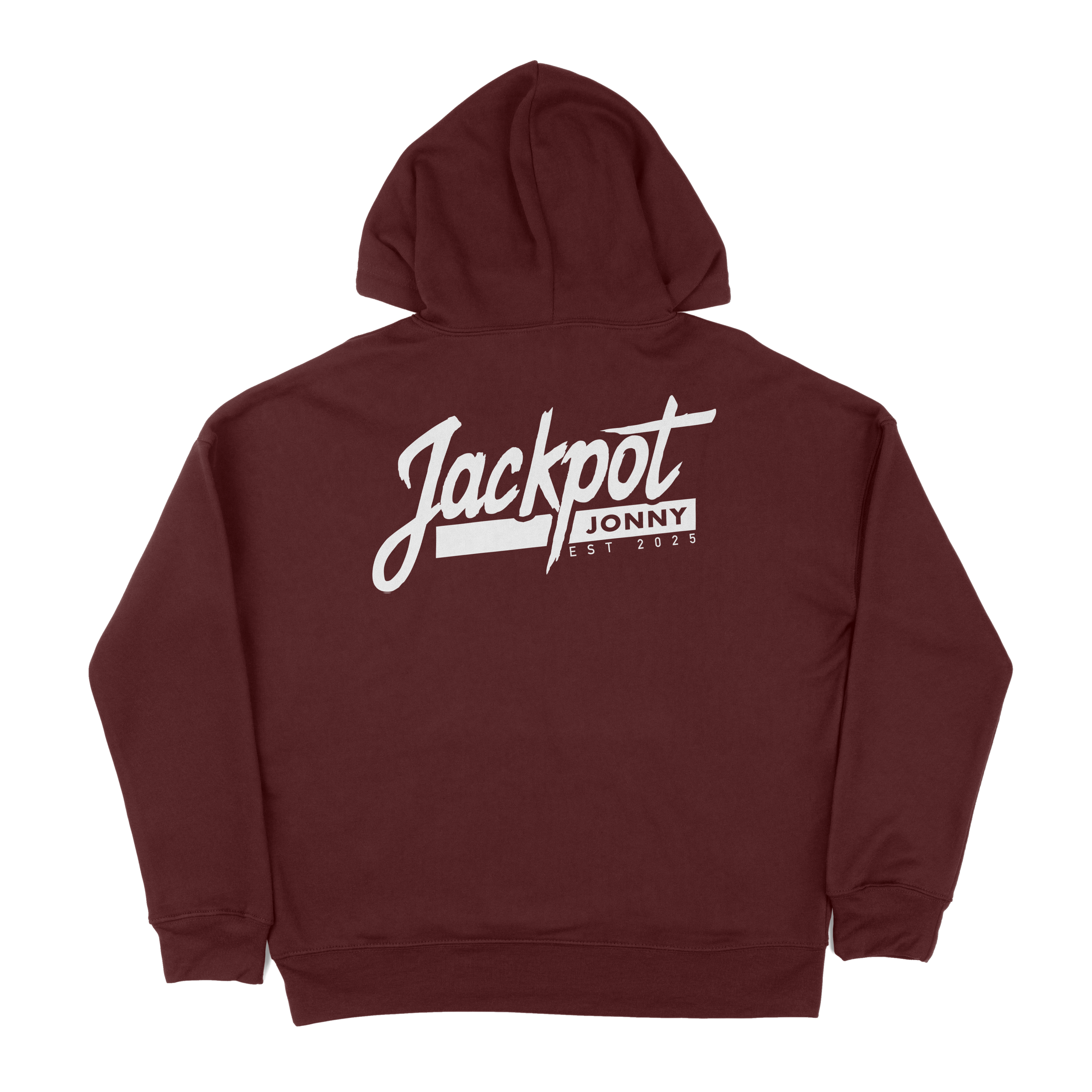 Jackpot Jonny - Hoodie - Classic Logo - Maroon