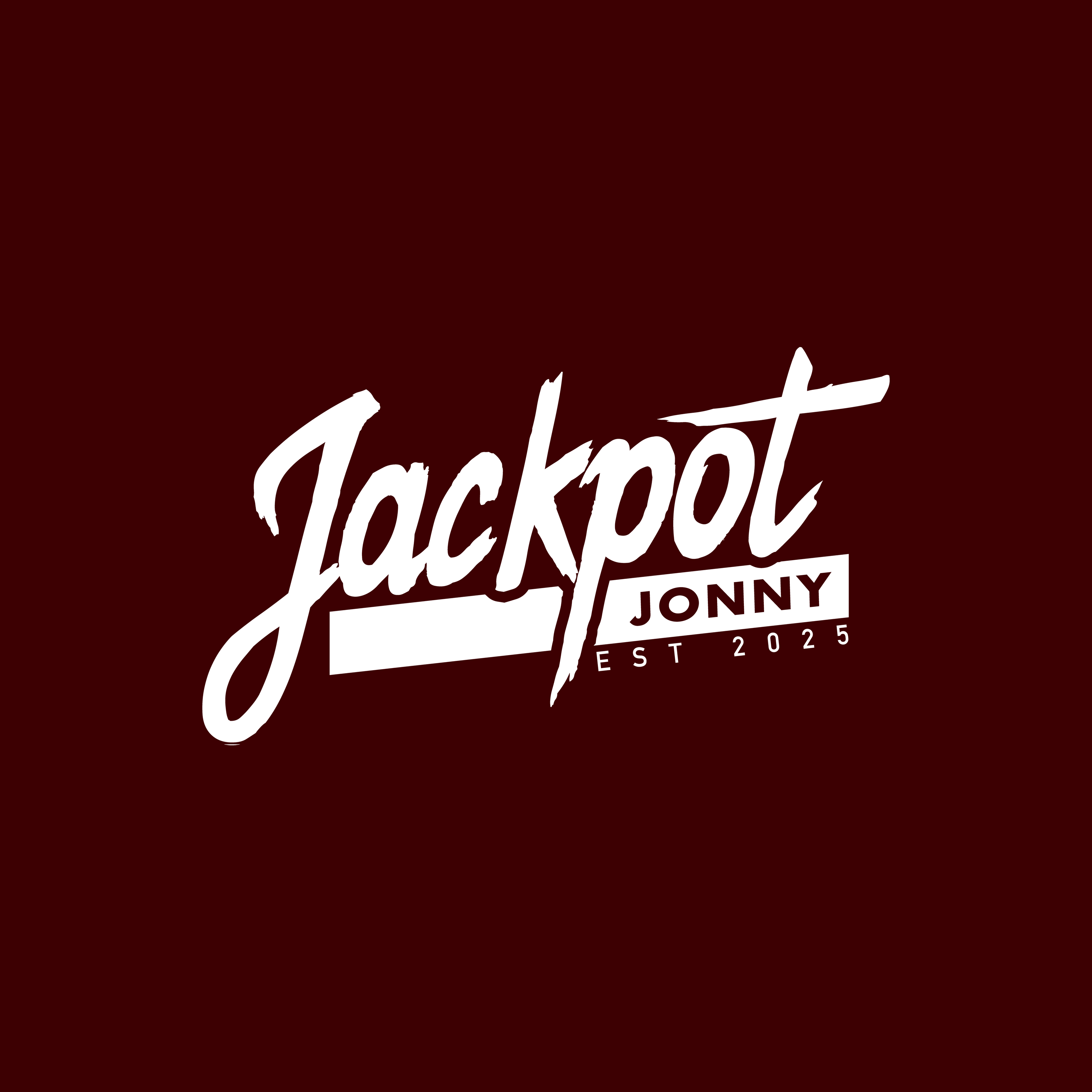 Jackpot Jonny - Hoodie - Classic Logo - Maroon