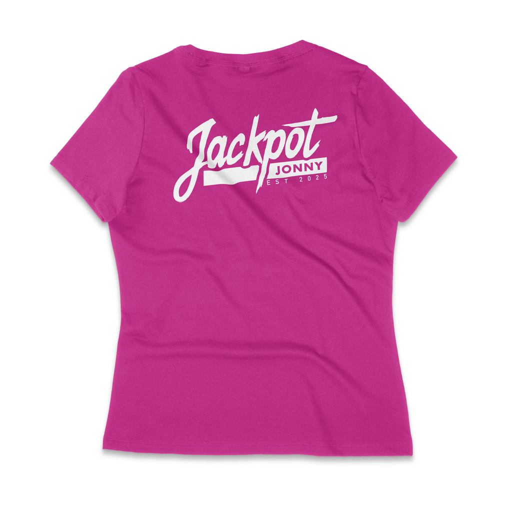 Women’s Classic Logo Casual V-Neck Tee